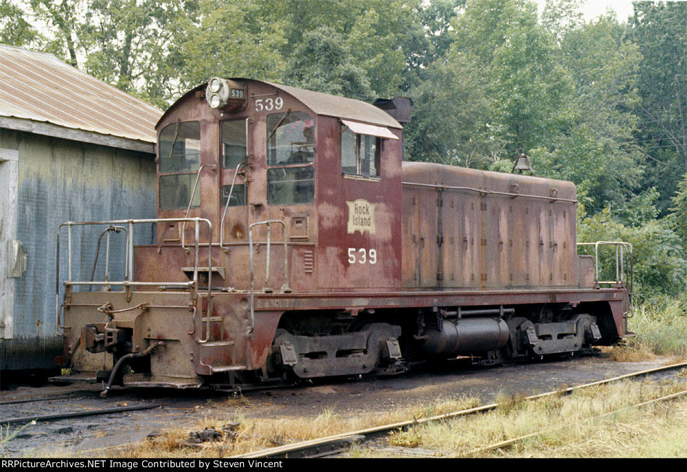 Rock Island SW1 #539 assigned to the Warren & Ouachita Valley RR